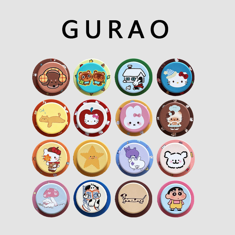 卡通米菲小新KT猫MagSafe磁吸气囊支架伸缩强力吸附便携式桌面固定懒人适用苹果华为百搭可爱指环网红防摔女,3C数码配件,手机支架/手机座,淘宝优惠券,粉丝福利购,淘宝优惠卷