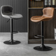 北欧吧台椅子现代简约家用轻奢升降靠背酒吧椅前台收银高脚吧凳子