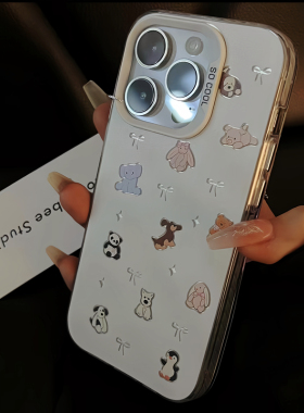 ins蝴蝶结动物适用三星S24ULTRA手机壳新款GALAX可爱S23+plus镭射彩银S22/21FE夏天A53防摔A34高级感A55套A25