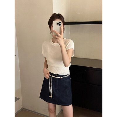 MMCDITION牛仔裙半身裙女夏季感