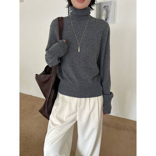 MMCDITION高领毛衣女装十三行感