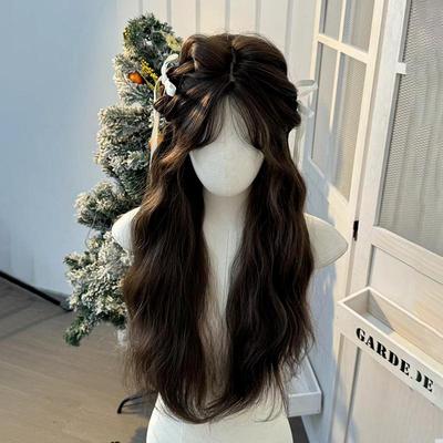 假发女长发网红Lolita八字刘海