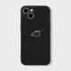 瞌睡猫咪iPhone17promax手机壳苹果14小米15华为mate60pro全包p80可爱简约红米nova适用reno荣耀300vivo黑色