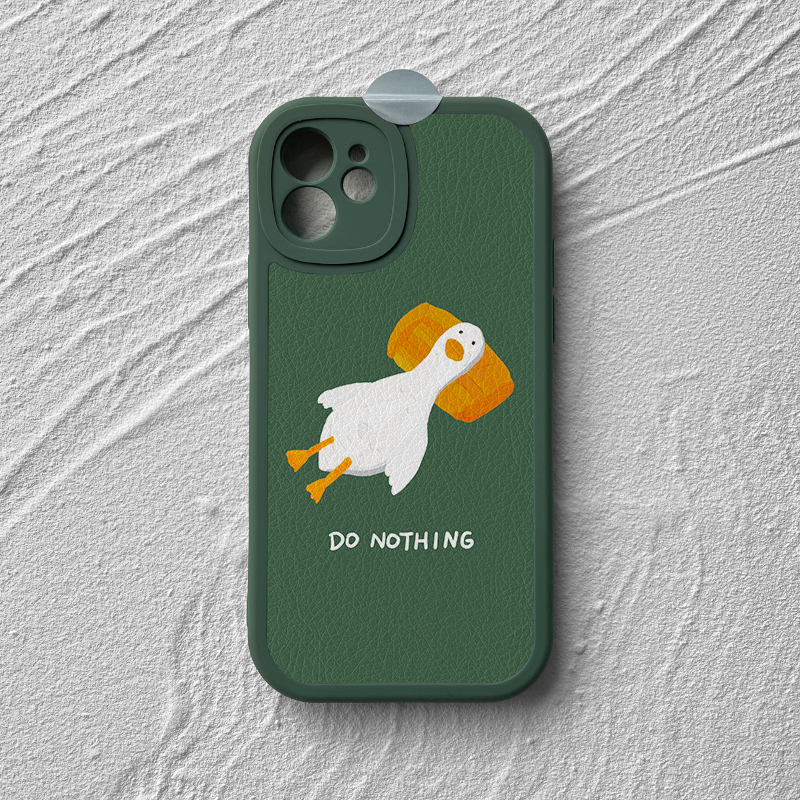 苹果多种型号小羊皮油画风软套