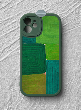 迷宫iphone15苹果14promax华为mate40绿色p60小米13新款软壳21x适用opporeno10荣耀90一加11全包小羊皮手机壳