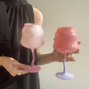 家用欧式 红酒杯套装 玻璃杯子创意葡萄酒杯醒酒器杯架高颜值高脚杯