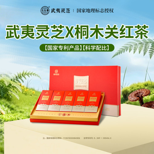 元生泰武夷山灵芝x桐木关红茶
