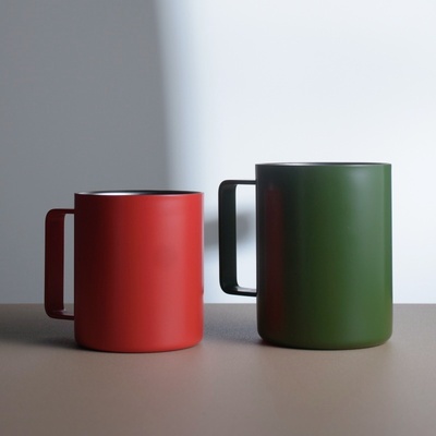 无印风316不锈钢马克杯办公杯子