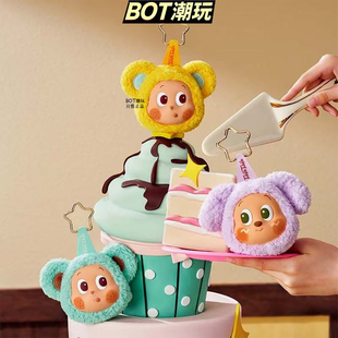 POPMART泡泡玛特星星人美味时刻系列耳机包盲盒零钱包潮流玩具