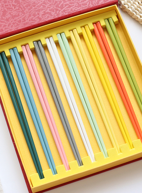 景德镇陶瓷筷子食品级家用新款高档防发霉防滑抗菌耐高温一人一筷