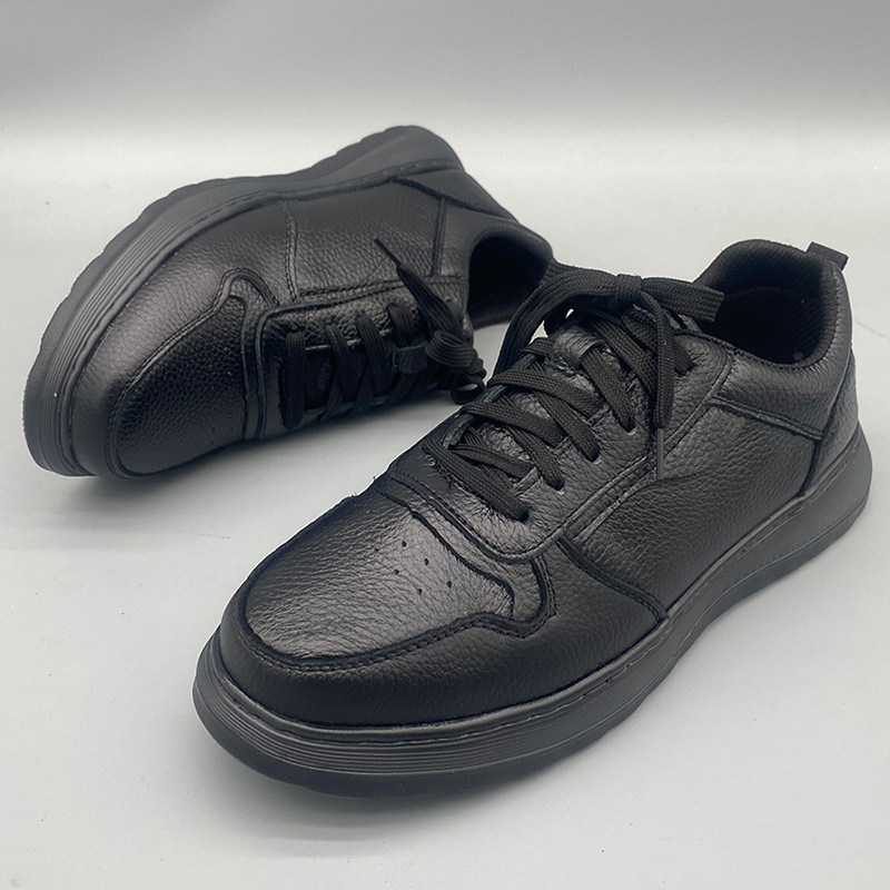 真牛皮板鞋休闲运动男鞋