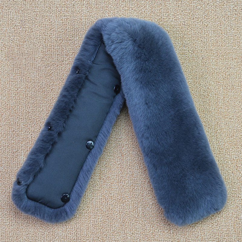 獭兔毛立领单卖真皮毛领子小内领皮衣棉衣羽绒服男女通用围脖单买