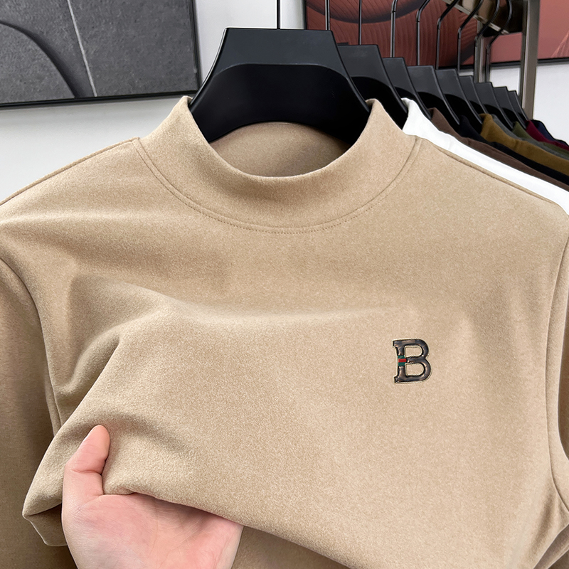 秋冬男士长袖T恤德绒保暖打底衫