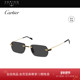 明星同款 开云眼镜卡地亚Cartier窄框无框防晒太阳镜墨镜CT0498S