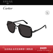开云眼镜 卡地亚Cartier男女同款 钛合金飞行员太阳镜墨镜CT0194S