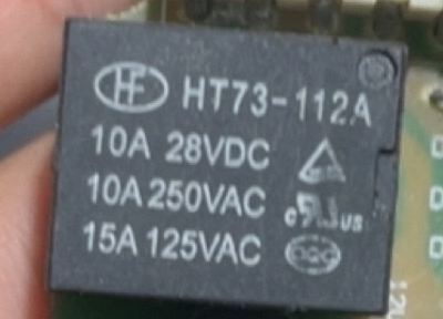 HT73-112A 4脚 发货是通用款型号 973-12VDC-SL-A 4脚10A继电器