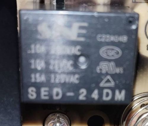 SED-24DM 4脚继电器 通用款JQC-3F 24VDC代替使用