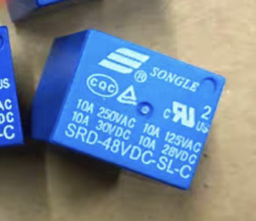 SRD-48VDC-SL-C 48V5脚全新原装继电器