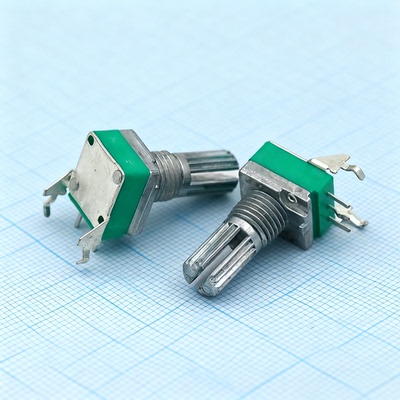 带支架电位器 RK097 B10K B20K B50K B100K 15MM柄长 音量电位器