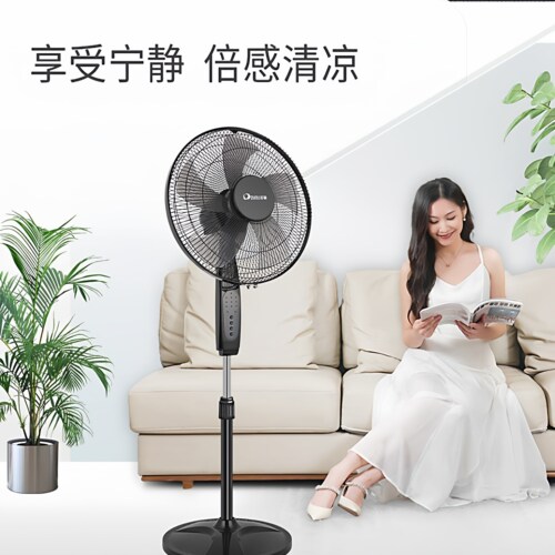 多丽遥控立式三级定时16寸电风扇