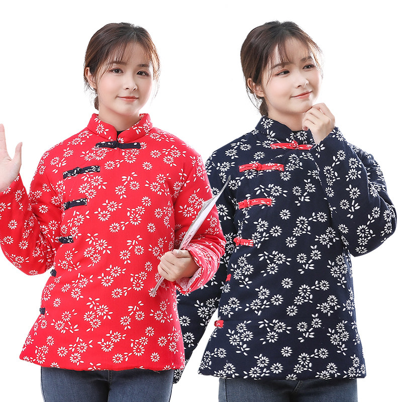 女士纯棉丝棉棉袄成人大人加厚保暖冬季棉衣棉服贴身居家外穿外套