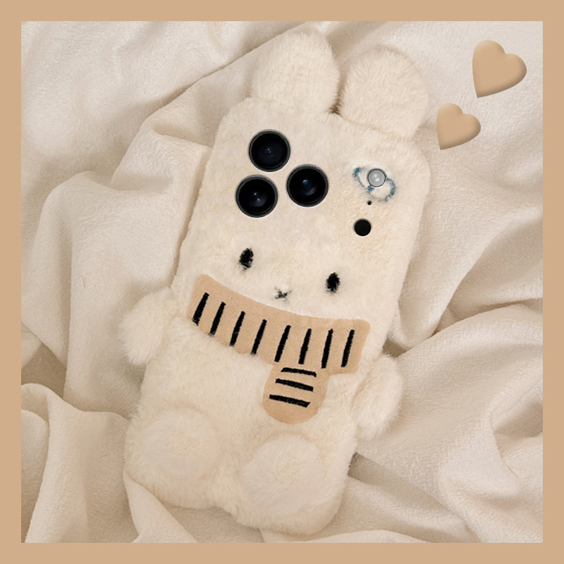 毛绒米菲兔适用OPPOA5Pro手机壳A3x立体a98/A97秋冬a96/a95可爱a93s/a92s新款a58/a575G可爱a56/a55女a35卡通