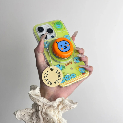 日韩可爱酷儿Qoo红米Note14Pro手机壳新款note13pro保护套k70个性k60女k80带磁吸支架