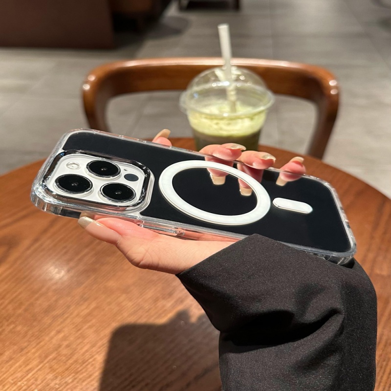 MagSafe磁吸充电适用oppoFindX8pro手机壳FindX7Ultra新款findx6/5pro女神findx3/x2镜面r17夏季r15补妆镜r11