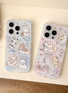 摇摇乐磁吸支架适用opporeno14pro手机壳reno13/12/11pro女reno10/9pro+可爱reno8/7/6卡通5k新款4SE保护套3