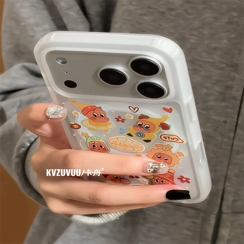 可爱卡通星星人磁吸支架iQOOZ9Turbo+手机壳新款iqooz9turbo新款女全包防摔保护套Z9时尚个性