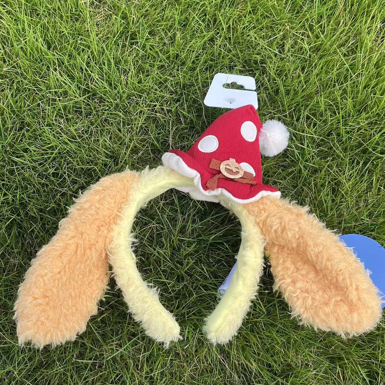 出租正品上海迪士尼饼饼可琦安租发箍游玩美妆拍照打卡道具