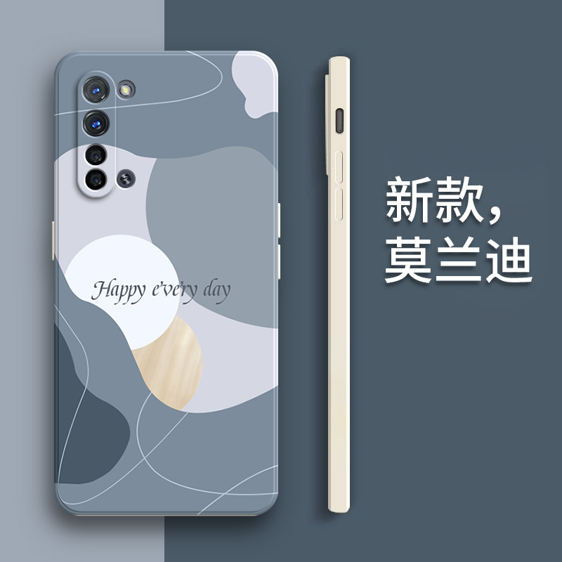 莫兰迪软适用oppoReno3元气版手机壳reno35G硅胶oppo套oppore全包opporen防摔0pp0男opopreno女oppreno新款5G