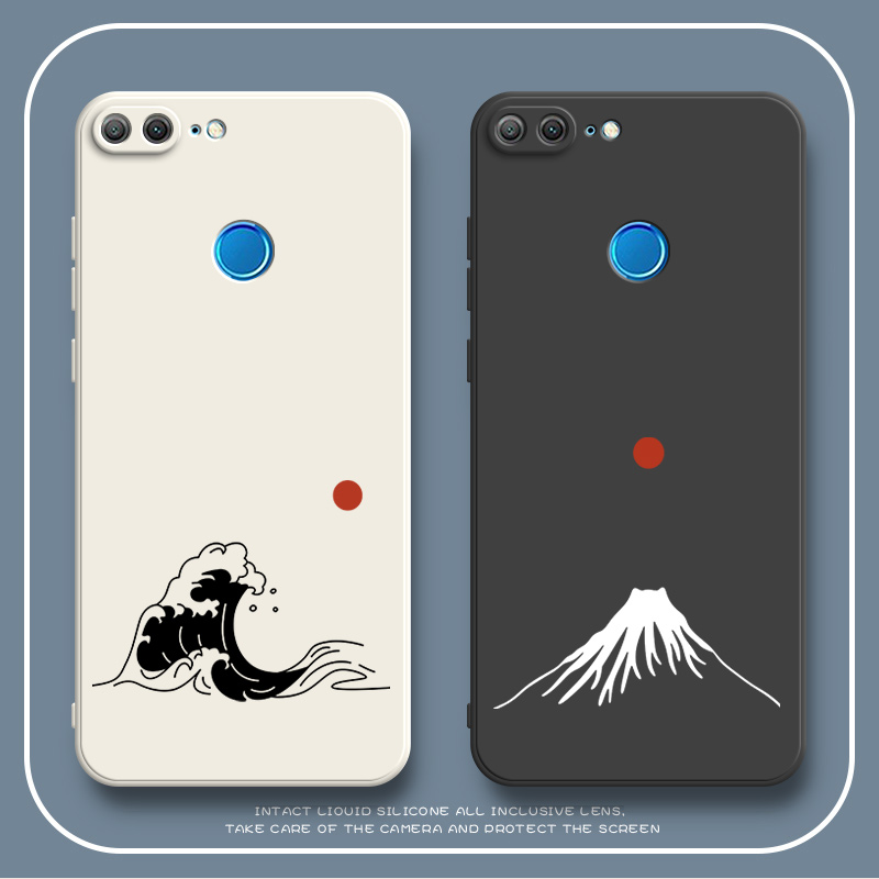 海浪火山适用华为荣耀9青春版手机壳honor9lite硅胶LLD一AL00全包九防摔保护套男女LLDAL10新款ALOO钢化膜TL