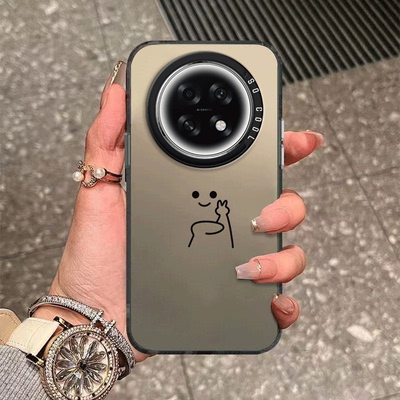 适用OPPOK13S手机壳PLL110创意微笑磨砂硅胶K13S5G全包5G防摔保护0pp0套opk男oppk女opopk新款oppopll外壳