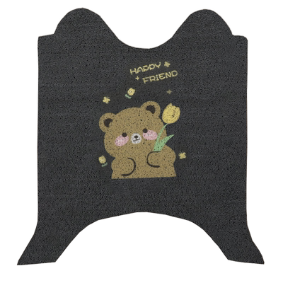 适用雅迪m6脚垫电动车踏板垫