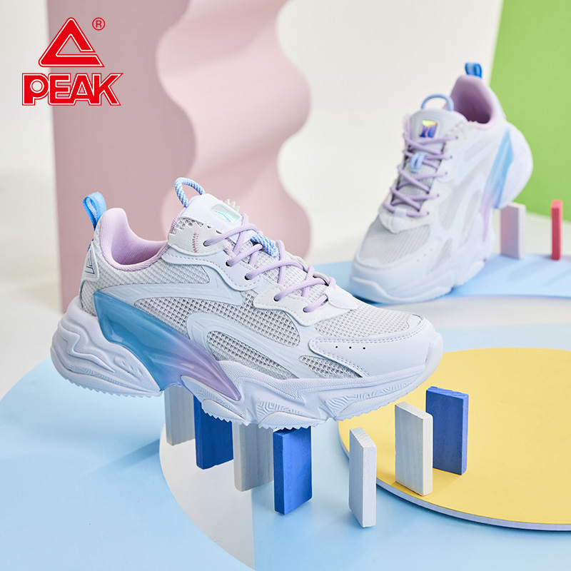 匹克增高女子时尚复古老爹鞋