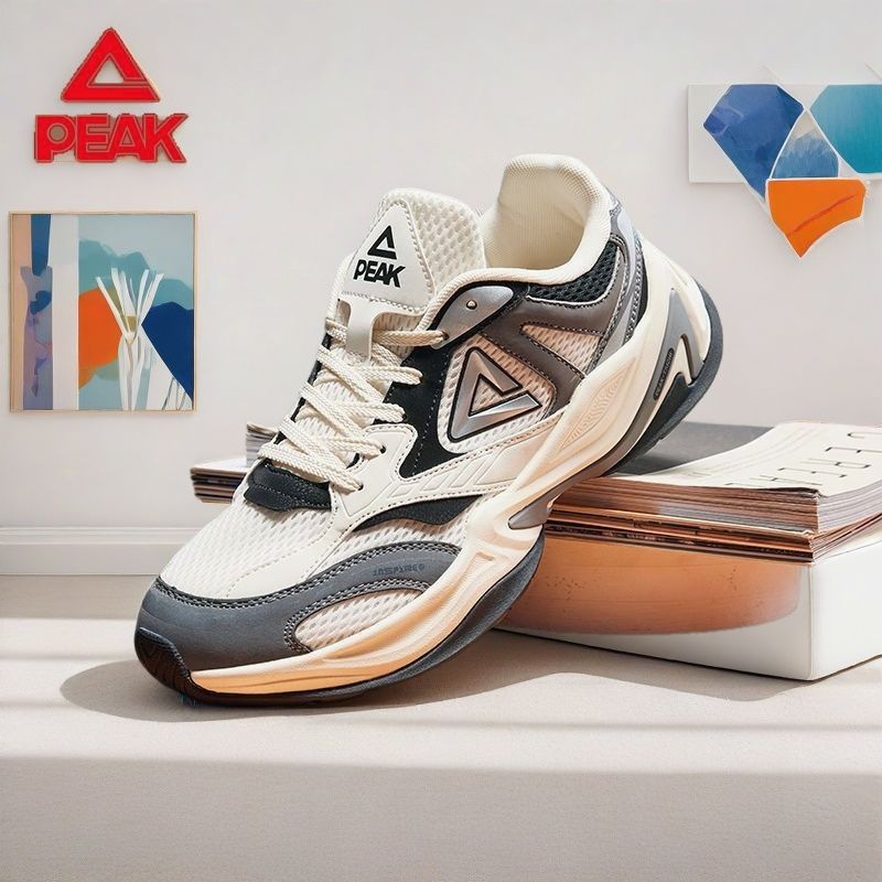 老爹鞋匹克态极科技回弹情侣复古