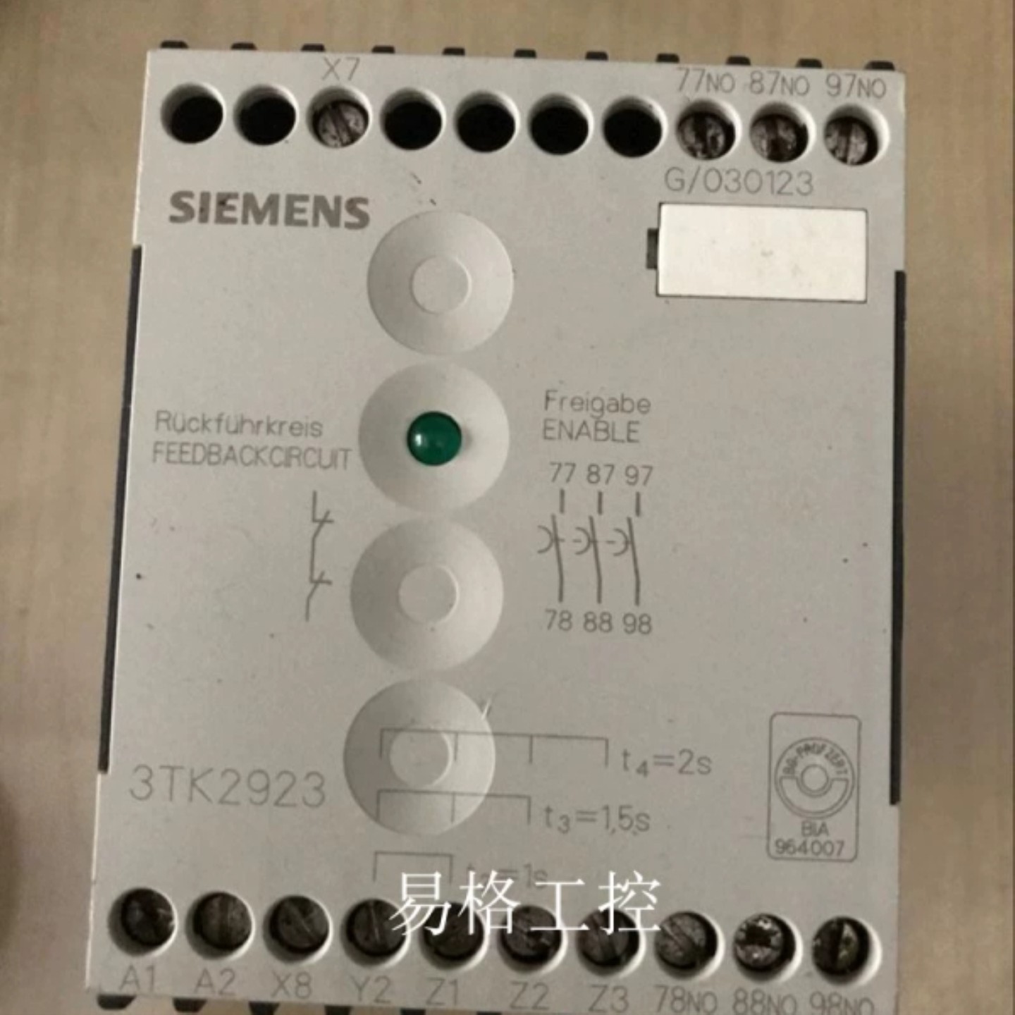 售前询价原装正品3TK2923-0BB4 3TK2923-OBB4安全继电器