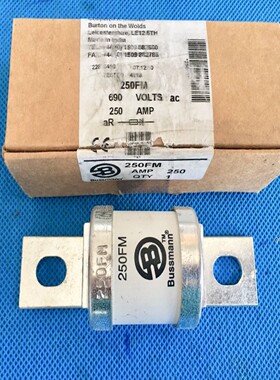 售前询价250FM  690V 250A Bussmann原装巴斯曼保险-保险丝快熔快