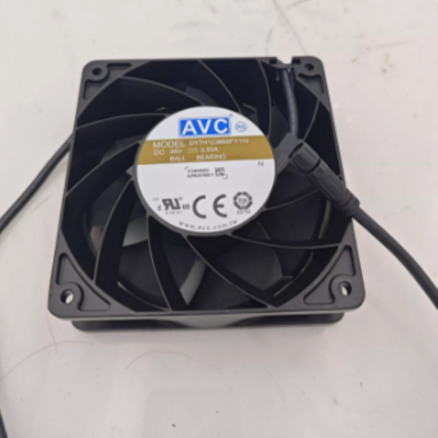 售前询价全新AVC DYTH1238B8FY110 48V 25A 12038 交换机防水