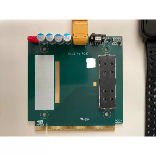 寻A议价SXM2转pciex16转接板丐版支持v100p100
