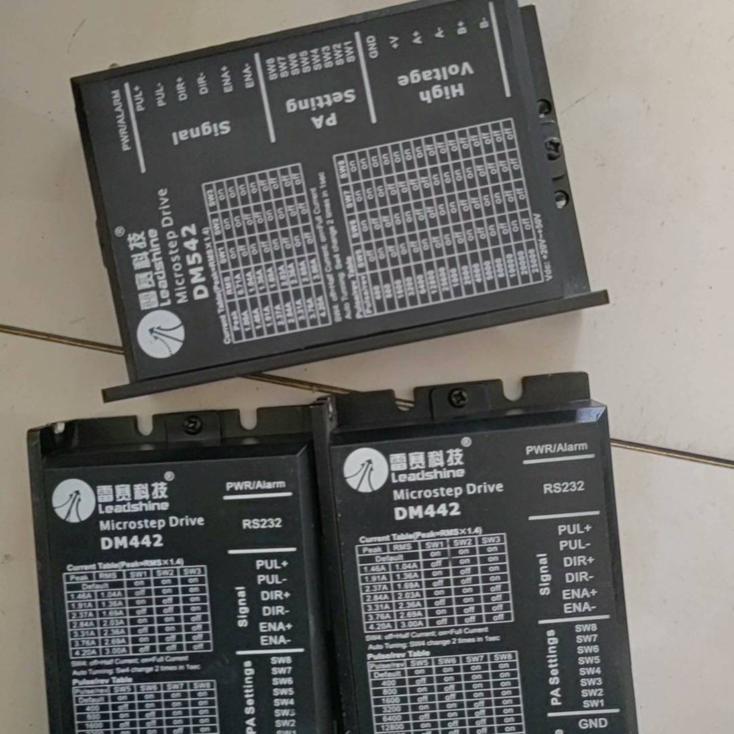 售前询价询价购雷赛驱动器DM442两个DM542一个1成色实