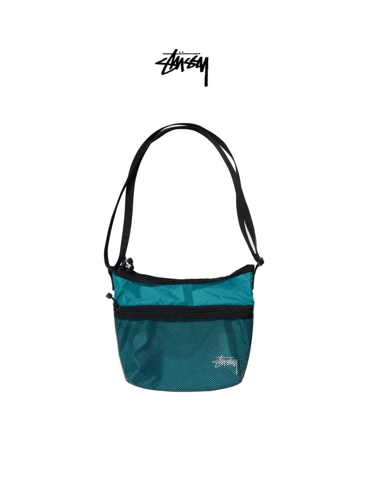 STUSSY Stussy letter printing grid bag layered trendy backpack