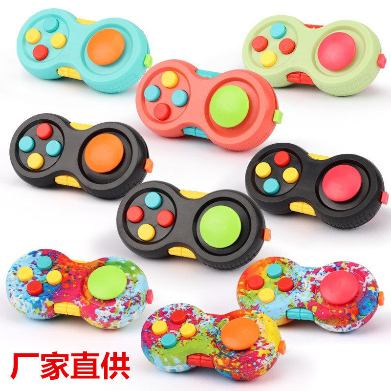 국경 간 인기 판매 감압 루빅스 큐브 감압 핸들 FIDGET PAD 손가락 끝 게임 핸들 장난감 제조업체