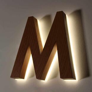 发光字定做门头招牌定制牌匾广告字不锈钢灯箱金属字体背广告牌