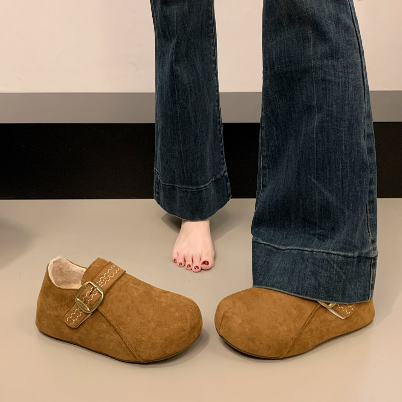 厚底加绒全包勃肯鞋女2026新款春秋一脚蹬豆豆棉鞋孕妇博肯0115w,女鞋,勃肯鞋/软木鞋,淘宝优惠券,粉丝福利购,淘宝优惠卷