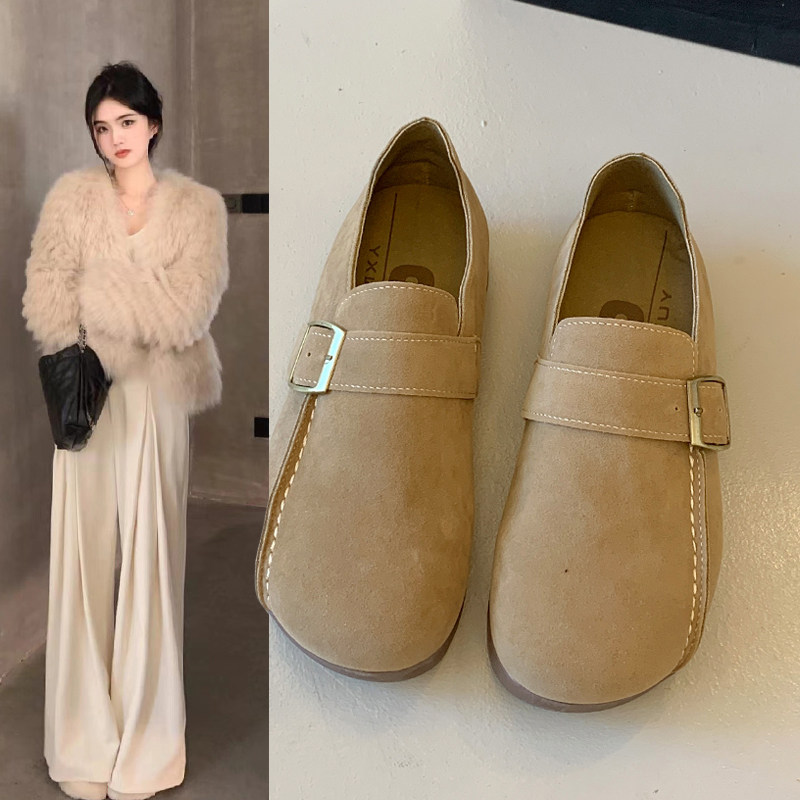 厚底全包勃肯鞋女款2026春秋季新款配裙子一脚蹬单鞋百搭通0126w,女鞋,浅口单鞋,淘宝优惠券,粉丝福利购,淘宝优惠卷