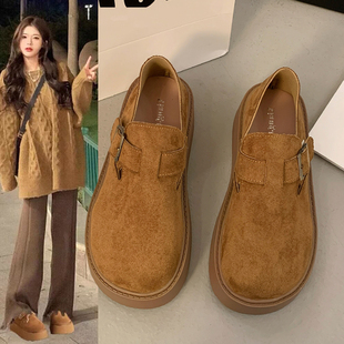 厚底厚底全包柏肯鞋2026春季新款拖鞋覆古休闲便鞋0123r