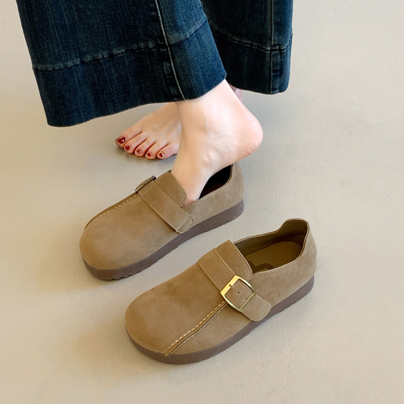 厚底2026新款女鞋春夏2026新款春季拖地豆豆鞋勃肯鞋0115w,女鞋,勃肯鞋/软木鞋,淘宝优惠券,粉丝福利购,淘宝优惠卷