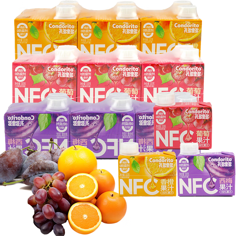 孔多里多NFC果汁 西梅 香橙 葡萄味无添加儿童果汁饮料,咖啡/麦片/冲饮,椰汁水/椰汁/椰奶,淘宝优惠券,粉丝福利购,淘宝优惠卷